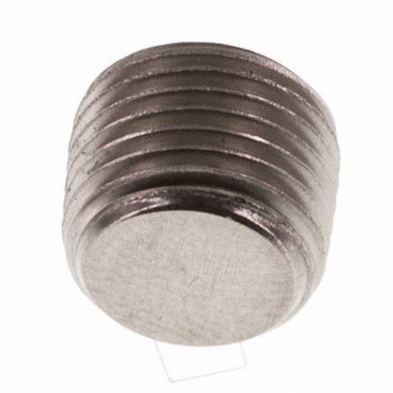 1/8'' Stainless steel Closing plug with Inner Hex without collar 40 Bar [2 Pieces]