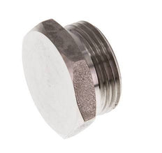 G 3/4'' Tapón de cierre de acero inoxidable con hexágono exterior 40 Bar