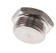 G 3/4'' Tapón de cierre de acero inoxidable con hexágono exterior 40 Bar
