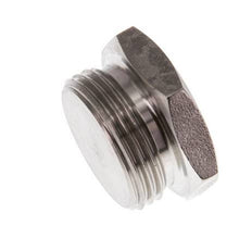 G 3/4'' Tapón de cierre de acero inoxidable con hexágono exterior 40 Bar
