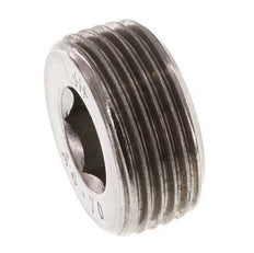 3/4'' Tapón de cierre de acero inoxidable con hexágono interior sin cuello 40 Bar