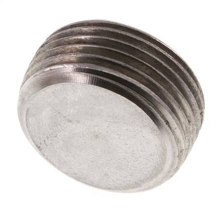 3/4'' Tapón de cierre de acero inoxidable con hexágono interior sin cuello 40 Bar