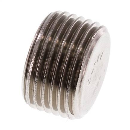 3/8'' Stainless steel Closing plug with Inner Hex without collar 40 Bar [2 Pieces]