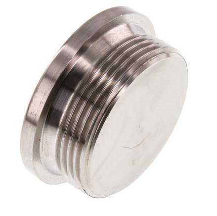 G 1 1/2'' Tapón de cierre de acero inoxidable con hexágono interior 40 Bar