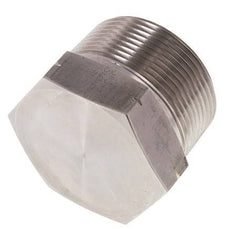 1 1/2'' NPT macho Tapón de cierre de acero inoxidable con hexágono exterior 70 Bar