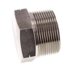 1 1/2'' NPT macho Tapón de cierre de acero inoxidable con hexágono exterior 70 Bar