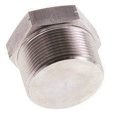 1 1/2'' NPT macho Tapón de cierre de acero inoxidable con hexágono exterior 70 Bar
