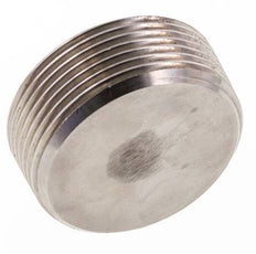 1 1/2'' Tapón de cierre de acero inoxidable con hexágono interior sin cuello 40 Bar