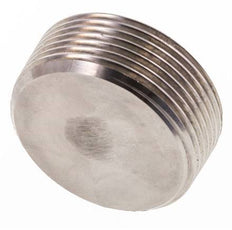1 1/2'' Tapón de cierre de acero inoxidable con hexágono interior sin cuello 40 Bar