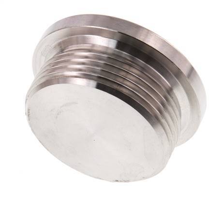 G 1 1/4'' Tapón de cierre de acero inoxidable con hexágono interior 40 Bar