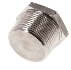 1 1/4'' NPT Macho Tapón de cierre de acero inoxidable con hexágono exterior 80 Bar