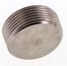 1 1/4'' Tapón de cierre de acero inoxidable con hexágono interior sin cuello 40 Bar