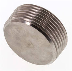 1 1/4'' Tapón de cierre de acero inoxidable con hexágono interior sin cuello 40 Bar