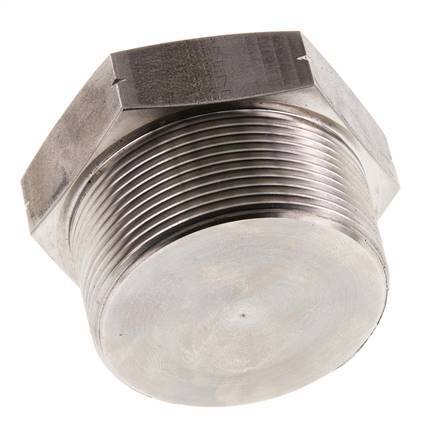 2'' NPT macho Tapón de cierre de acero inoxidable con hexágono exterior 70 Bar