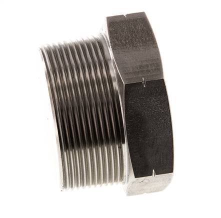 2'' NPT macho Tapón de cierre de acero inoxidable con hexágono exterior 70 Bar