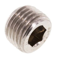M14x1,5 Acero inoxidable Tapón de cierre con Hexágono interior sin cuello (cónico) 40 Bar