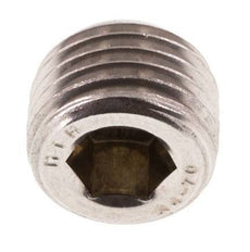 M14x1,5 Acero inoxidable Tapón de cierre con Hexágono interior sin cuello (cónico) 40 Bar