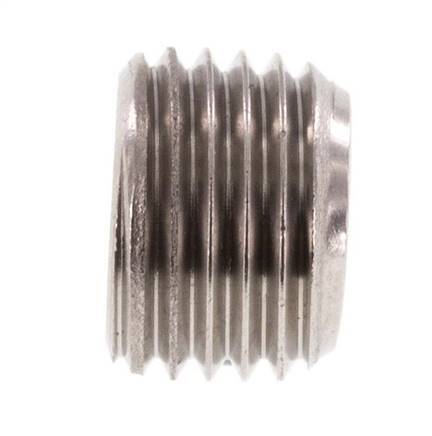 M14x1,5 Acero inoxidable Tapón de cierre con Hexágono interior sin cuello (cónico) 40 Bar
