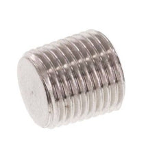 M8x0,75 Acero inoxidable Tapón de cierre con hexágono interior sin cuello (cónico) 40 Bar