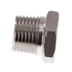 1/2'' NPT macho Tapón de cierre de acero inoxidable con hexágono exterior de 16 barras [2 piezas]