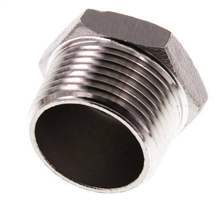 1'' NPT macho Tapón de cierre de acero inoxidable con hexágono exterior 16 Bar