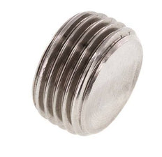 G 1/2'' Tapón de cierre de acero inoxidable con hexágono interior sin cuello 40 Bar