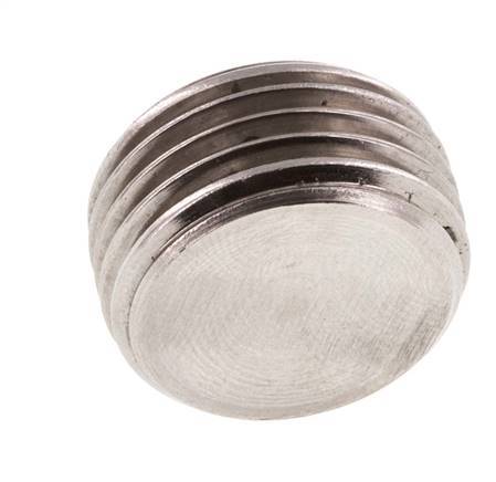 G 1/2'' Tapón de cierre de acero inoxidable con hexágono interior sin cuello 40 Bar