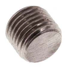 G 1/4'' Tapón de cierre de acero inoxidable con hexágono interior sin collarín 40 Bar