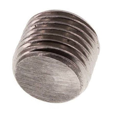 G 1/4'' Tapón de cierre de acero inoxidable con hexágono interior sin collarín 40 Bar