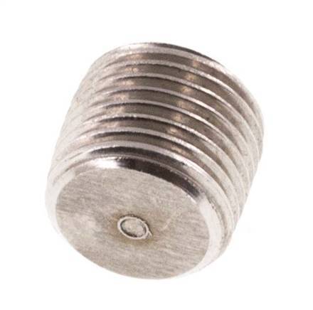 G 1/8'' Tapón de cierre de acero inoxidable con hexágono interior sin collarín 40 Bar
