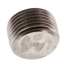 G 3/8'' Tapón de cierre de acero inoxidable con hexágono interior sin collarín 40 Bar