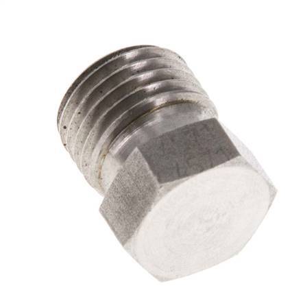 6S Tapón de cierre de acero inoxidable para tubos 630 Bar DIN 2353