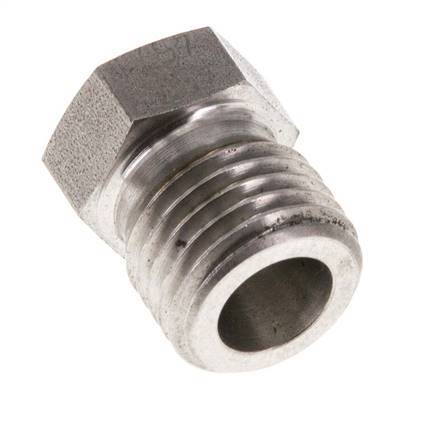 6S Tapón de cierre de acero inoxidable para tubos 630 Bar DIN 2353