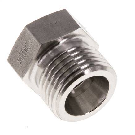 10S Tapón de cierre de acero inoxidable para tubos 630 Bar DIN 2353