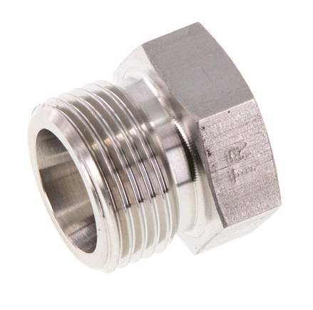 12S Tapón de cierre de acero inoxidable para tubos 630 Bar DIN 2353