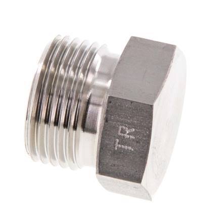 12S Tapón de cierre de acero inoxidable para tubos 630 Bar DIN 2353