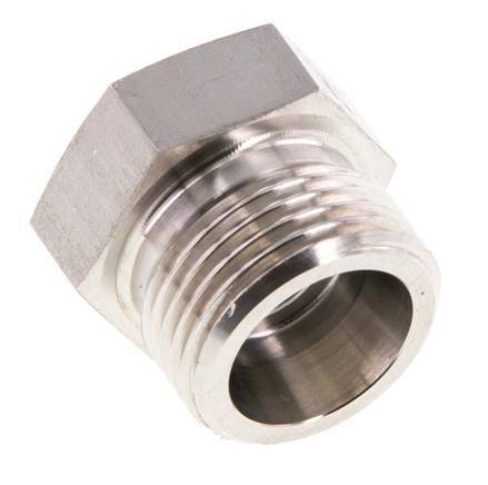 12S Tapón de cierre de acero inoxidable para tubos 630 Bar DIN 2353