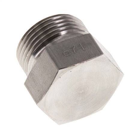 15L Tapón de cierre de acero inoxidable para tubos 315 Bar DIN 2353