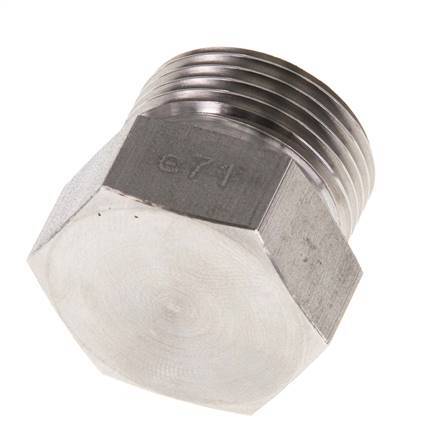 15L Tapón de cierre de acero inoxidable para tubos 315 Bar DIN 2353