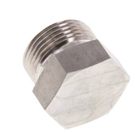 20S Tapón de cierre de acero inoxidable para tubos 400 Bar DIN 2353