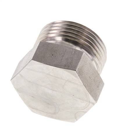 20S Tapón de cierre de acero inoxidable para tubos 400 Bar DIN 2353