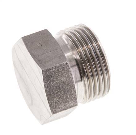 20S Tapón de cierre de acero inoxidable para tubos 400 Bar DIN 2353