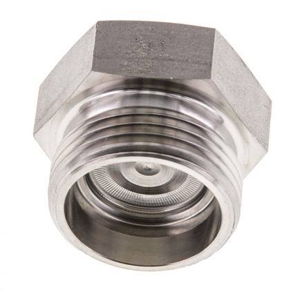 22L Tapón de cierre de acero inoxidable para tubos 160 Bar DIN 2353