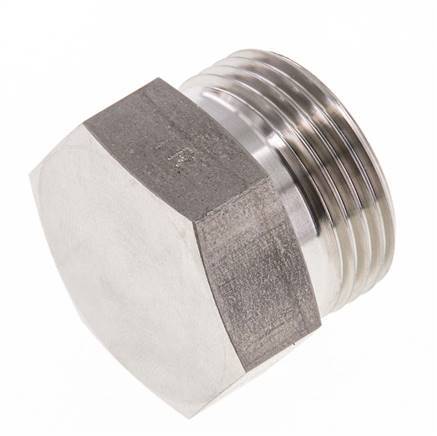 22L Tapón de cierre de acero inoxidable para tubos 160 Bar DIN 2353