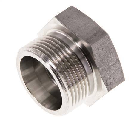 25S Tapón de cierre de acero inoxidable para tubos 400 Bar DIN 2353