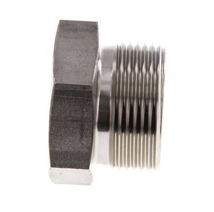 25S Tapón de cierre de acero inoxidable para tubos 400 Bar DIN 2353