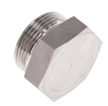 Tapón de cierre de acero inoxidable 28L para tubos 160 Bar DIN 2353