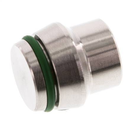 16S Tapón de cierre de acero inoxidable para accesorios de anillo cortante 400 Bar DIN 2353