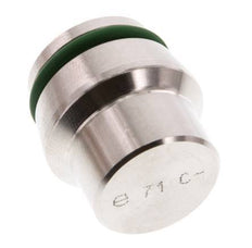 16S Tapón de cierre de acero inoxidable para accesorios de anillo cortante 400 Bar DIN 2353