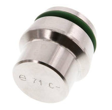 16S Tapón de cierre de acero inoxidable para accesorios de anillo cortante 400 Bar DIN 2353